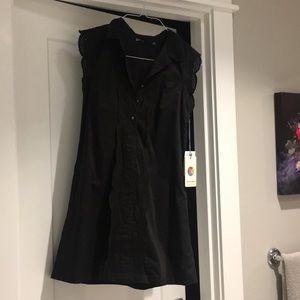 Dear creatures black dress, Anthropologie